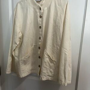 Chic Cream Utility Jacket